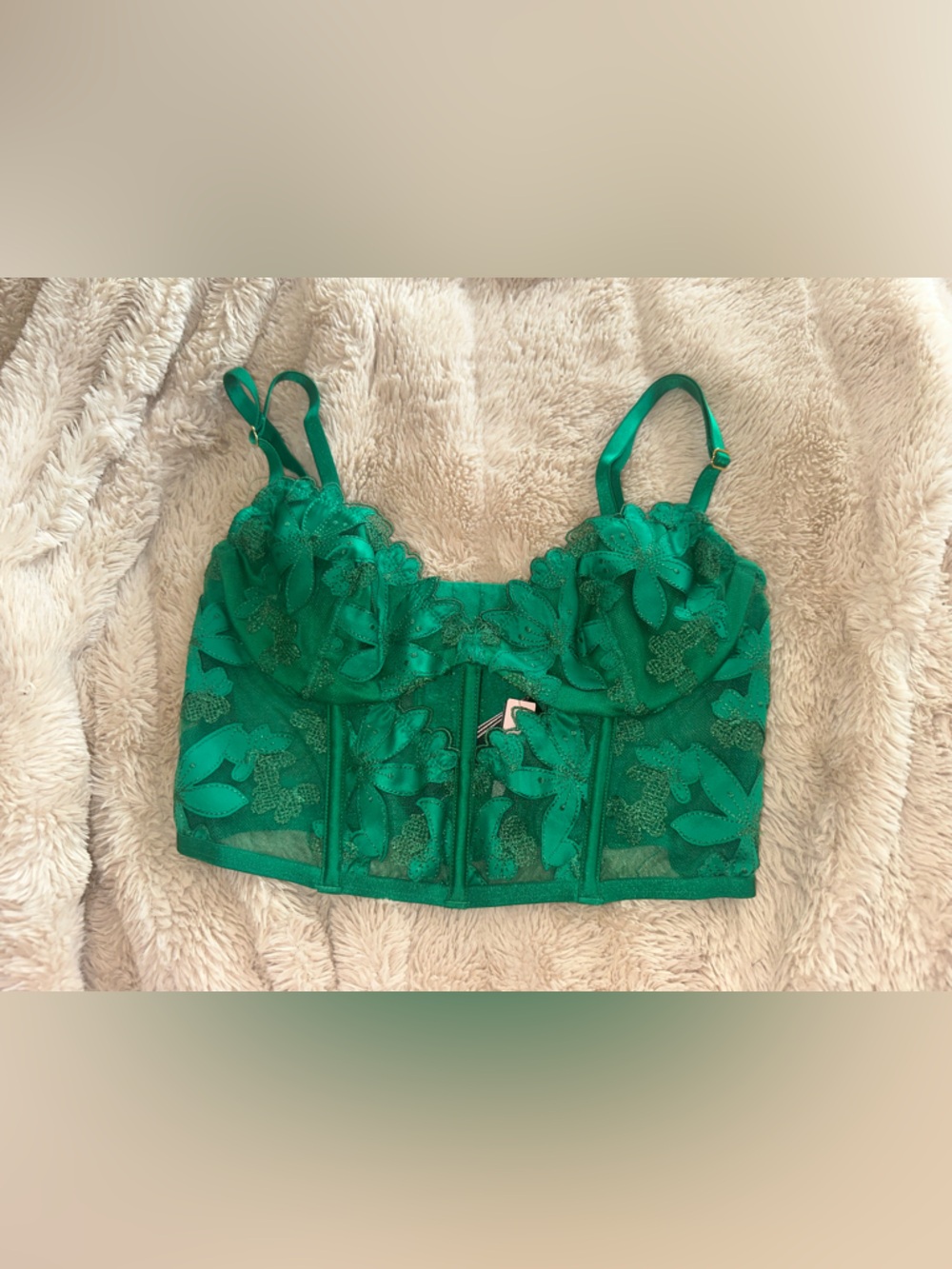 Victoria secret corset crop top